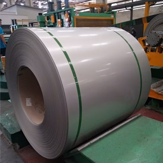Venda superior % de desconto Laminado a frio 0,3-4 mm 2b Ba Superfície espelhada escovada Bobina de aço inoxidável 304 430 201 Uso para chapa de telhado de aço