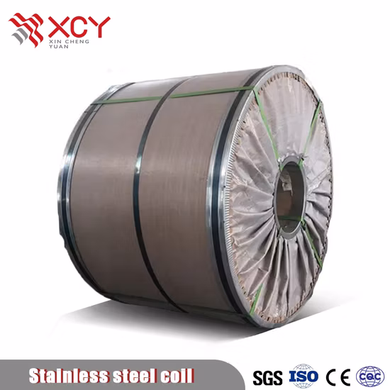 AISI ASTM SUS 304 304L 316 316L Série Bobina de Aço Inoxidável 0,5*1250mm 0,4*1000mm Material Laminado a Quente Laminado a Frio Ss Bobina